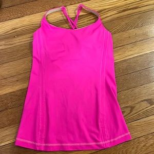 Size 4 Lululemon cross back tank